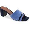 imageAerosoles Womens Gela Slide SandalBlue Jean Suede
