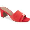 imageAerosoles Womens Gela Slide SandalCoral Suede
