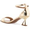 imageAerosoles Womens Jazzy Heeled SandalGold Mirror Metallic Faux Leather