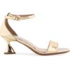 imageAerosoles Womens Jazzy Heeled SandalGold Mirror Metallic Faux Leather