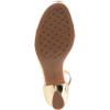 imageAerosoles Womens Jazzy Heeled SandalGold Mirror Metallic Faux Leather