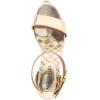 imageAerosoles Womens Jazzy Heeled SandalGold Mirror Metallic Faux Leather