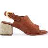 imageAerosoles Womens Nora Heeled SandalGinger Bread Suede