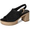 imageAerosoles Womens Zella Heeled SandalBlack Suede