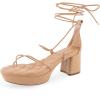 imageAerosoles Womens Caramia Heeled SandalDoe Pu Leather