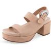 imageAerosoles Womens Clarkson Heeled SandalCipria Suede