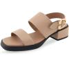 imageAerosoles Womens Dove Heeled SandalNatural