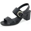 imageAerosoles Womens Ellazia Heeled SandalBlack Pu