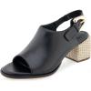 imageAerosoles Womens Nora Heeled SandalBlack Leather