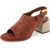 imageAerosoles Womens Nora Heeled SandalGinger Bread Suede