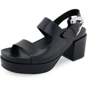 imageAerosoles Womens Clarkson Heeled SandalBlack Leather