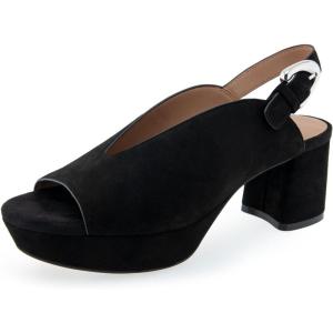 imageAerosoles Womens Cornelia Heeled SandalBlack Suede