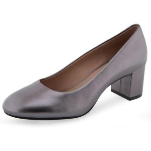 imageAerosoles Womens Ebel PumpGunmetal Metallic Leather