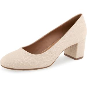 imageAerosoles Womens Ebel PumpLight Stone Lizard Embossed Faux Leather