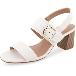 imageAerosoles Womens Ellazia Heeled SandalEggnog Pu Leather