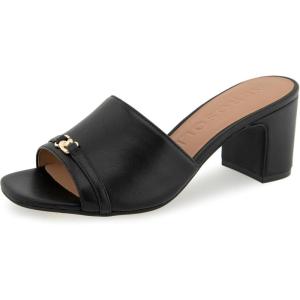 imageAerosoles Womens Gela Slide SandalBlack Leather