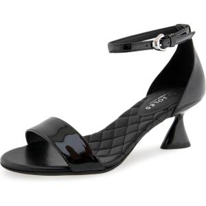 imageAerosoles Womens Jazzy Heeled SandalBlack Patent Faux Leather