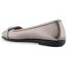 imageAerosoles Womens Bentley Ballet FlatPewter Pu