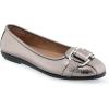 imageAerosoles Womens Bentley Ballet FlatPewter Pu