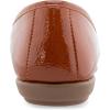 imageAerosoles Womens Bentley Ballet FlatTan Patent Crinkled Faux Leather