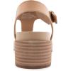 imageAerosoles Womens California Heeled SandalBeige Bisque Leather