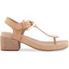 imageAerosoles Womens California Heeled SandalBeige Bisque Leather
