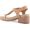 imageAerosoles Womens California Heeled SandalBeige Bisque Leather