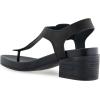 imageAerosoles Womens California Heeled SandalBlack Leather