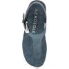 imageAerosoles Womens California Heeled SandalBlue Jean Textured Faux Leather