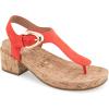 imageAerosoles Womens California Heeled SandalCoral Suede