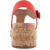imageAerosoles Womens California Heeled SandalCoral Suede
