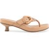 imageAerosoles Womens Calvin Heeled SandalBeige Bisque Leather