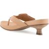 imageAerosoles Womens Calvin Heeled SandalBeige Bisque Leather