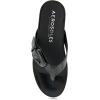 imageAerosoles Womens Calvin Heeled SandalBlack Leather