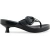 imageAerosoles Womens Calvin Heeled SandalBlack Leather