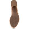 imageAerosoles Womens Cameraper Heeled SandalBeige Bisque Perf Faux Leather