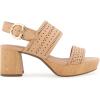 imageAerosoles Womens Cameraper Heeled SandalBeige Bisque Perf Faux Leather