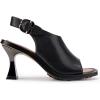 imageAerosoles Womens Canal Heeled SandalBlack Leather
