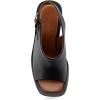 imageAerosoles Womens Canal Heeled SandalBlack Leather