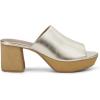 imageAerosoles Womens Canie Heeled SandalGold Metallic Leather