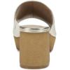 imageAerosoles Womens Canie Heeled SandalGold Metallic Leather