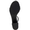 imageAerosoles Womens Carew Heeled SandalBlack Faux Leather
