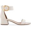 imageAerosoles Womens Carew Heeled SandalEggnog Faux Leather