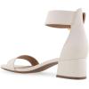 imageAerosoles Womens Carew Heeled SandalEggnog Faux Leather