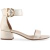 imageAerosoles Womens Carew Heeled SandalGold Metallic Textured Faux Leather