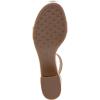 imageAerosoles Womens Carew Heeled SandalGold Metallic Textured Faux Leather