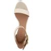 imageAerosoles Womens Carew Heeled SandalGold Metallic Textured Faux Leather