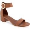 imageAerosoles Womens Carew Heeled SandalTan Faux Leather