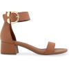 imageAerosoles Womens Carew Heeled SandalTan Faux Leather