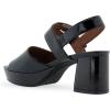 imageAerosoles Womens Chamber Heeled SandalBlack Patent Pu